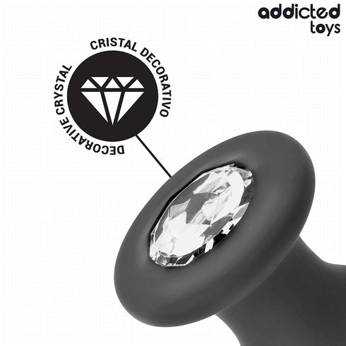 ADDICTED TOYS - PLUG ANALE CON GIOIELLO TAGLIA L 12,6 CM