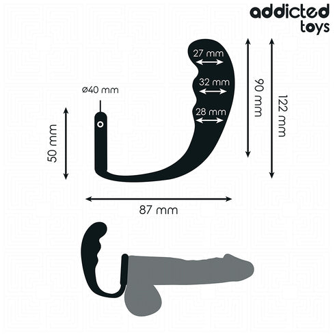 ADDICTED TOYS - PLUG ANALE CON ANELLO MODELLO 4