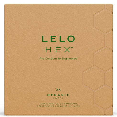 LELO - PRESERVATIVI ORGANICI HEX CONFEZIONE DA 36 UNITÀ