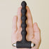 ROCKS-OFF - PETITE SENSATIONS PEARLS PLUG ANALE VIBRATORE NERO