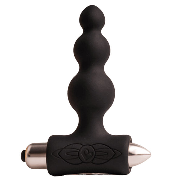ROCKS-OFF - PETITE SENSATIONS BUBBLES PLUG ANALE VIBRATORE NERO