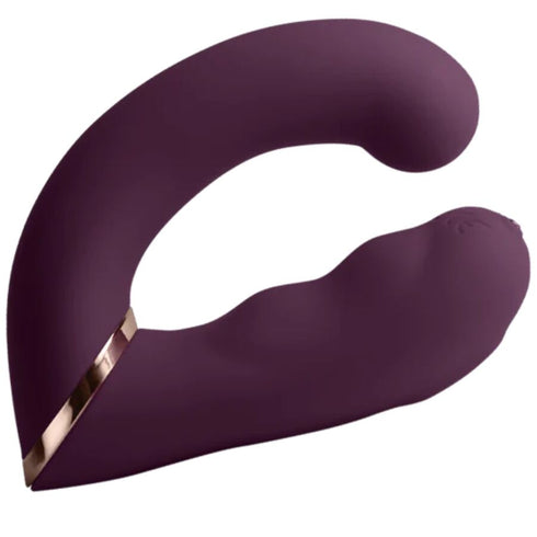 ROCKS-OFF - GEMINI DOPPIO VIBRATORE STIMOLATORE DEL CLITORIDE PUNTO G VIOLA