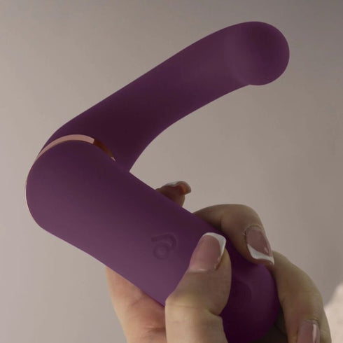 ROCKS-OFF - GEMINI DOPPIO VIBRATORE STIMOLATORE DEL CLITORIDE PUNTO G VIOLA