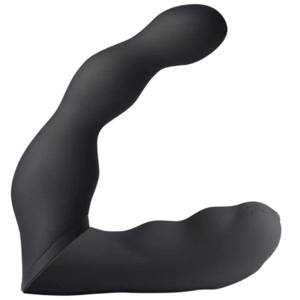 ROCKS-OFF - ADATTATORE NERO PER VIBRATORE PROSTATICO E ANALE