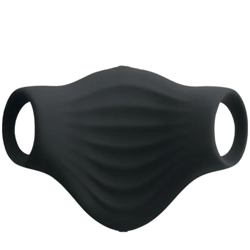 ROCKS-OFF - VIBRATORE FLESSIBILE PALM BLACK MASTURBATOR