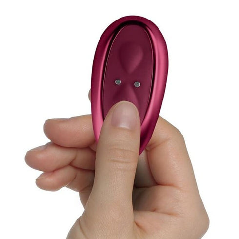 ROCKS-OFF - VIBRATORE PER PUNTO G ROSSO RUBY GLOW