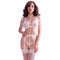 CHILIROSE - CR 4865 COMPLETO REGGISENO E CALZE CON GIARRETTIERA BIANCO S