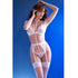 CHILIROSE - CR 4865 COMPLETO REGGISENO E CALZE CON GIARRETTIERA BIANCO M