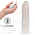 COCK MILLER - DILDO CON VENTOSA, LUCI E VIBRAZIONE CON TELECOMANDO BIANCO 21,5 CM