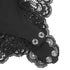 SUBBLIME - ORSACCHIOTTO CON DETTAGLI IN PIZZO FLOREALE NERO S/M