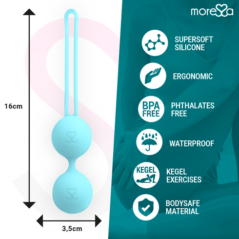 MORESSA - OSIAN DUE SILICONE PREMIUM TURCHESE