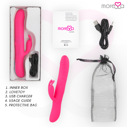 MORESSA - VIBRATORE SOMER PREMIUM A ROTAZIONE MULTIPLA