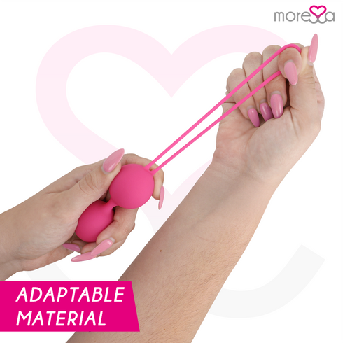 MORESSA - SET OSIAN PREMIUM SILICONE ROSA (Osian One - 51 g | Osian Two - 101 g | Osian Three 85 g)