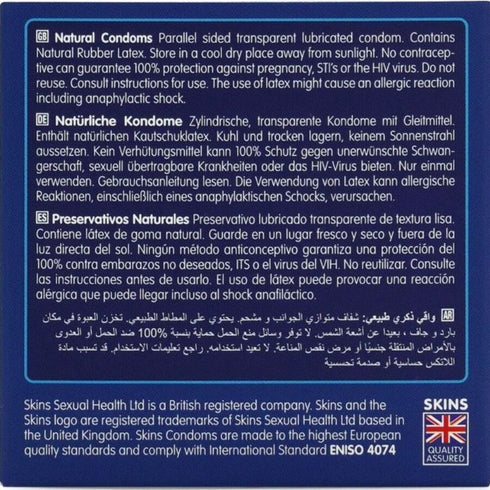 SKINS - PRESERVATIVI NATURALI PREMIUM CONFEZIONE DA 4