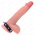 KINK - ANELLO PER PENE IN PELLE CON PUNTE 21,5 X 1,6 CM