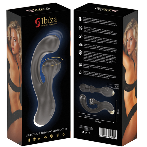 IBIZA - STIMOLATORE VIBRANTE E ROTANTE