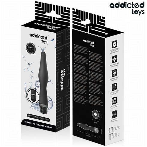 ADDICTED TOYS - PULITORE ANALE CON ADATTATORE UNIVERSALE MODELLO 2