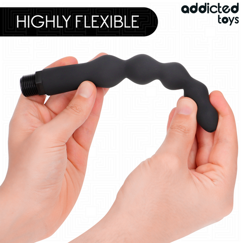 ADDICTED TOYS - PULITORE ANALE CON ADATTATORE UNIVERSALE MODELLO 5