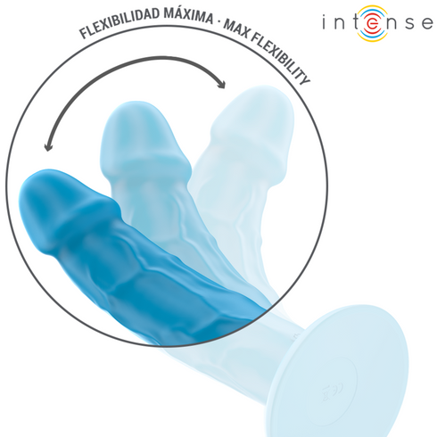 INTENSE - PHOEBE VIBRATORE REALISTICO 10 VIBRAZIONI TELECOMANDO BLU