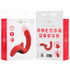 INTENSE - PAULINA VIBRATORE E STIMOLATORE A FORMA DI U ROSSO