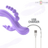 INTENSE - MIKO TRIPLO VIBRATORE CONIGLIO & STIMOLATORE & ANALE 7 VIBRAZIONI VIOLA