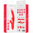 INTENSE - KAROL VIBRATORE MULTIFUNZIONE SPINTA E STIMOLAZIONE E ONDE STIMOLANTI ROSSO