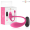 INTENSE - JANICE U VIBRATORE DOPPIA STIMOLAZIONE 10 VIBRAZIONI ROSA TELECOMANDO