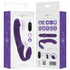 INTENSE - JILL DOPPIO VIBRATORE 20 CM VIOLA TELECOMANDO