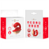 INTENSE - VIBRATORE E STIMOLATORE MARIAH A FORMA DI U 10 VIBRAZIONI ROSSO