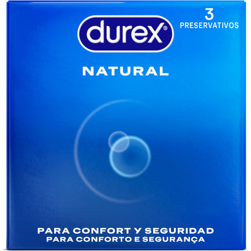DUREX - PRESERVATIVI NATURALI 3 UNITÀ