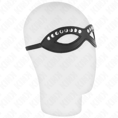 KINK - MASCHERA PER OCCHI CON MINI RIVETTI MODELLO 1 20,5 x 5,5 CM