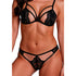 PASSION - ANUVERA REGGISENO + PERIZOMA NERO L/XL