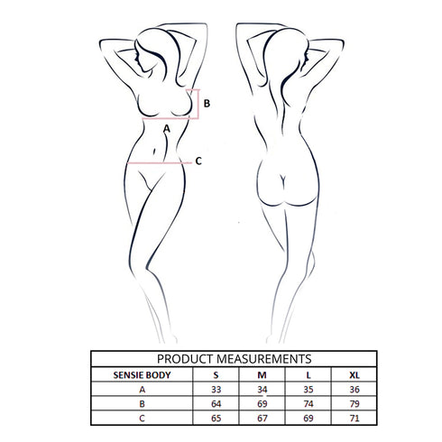 PASSION - SENSIE BODY BLU NAVY S/M