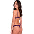 PASSION - TIVOLEA REGGISENO + PERIZOMA VIOLA S/M