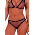 PASSION - BELISSANA REGGISENO + PERIZOMA BLU S/M