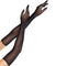 LEG AVENUE - GUANTI LUNGHI A RETE OPERA NERI
