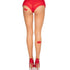 LEG AVENUE - 1415 CALZE VELATE IN LYCRA CON BACI - TAGLIA UNICA