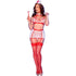 CHILIROSE - CR 4868 COSTUME DA INFERMIERA BIANCO/ROSSO M