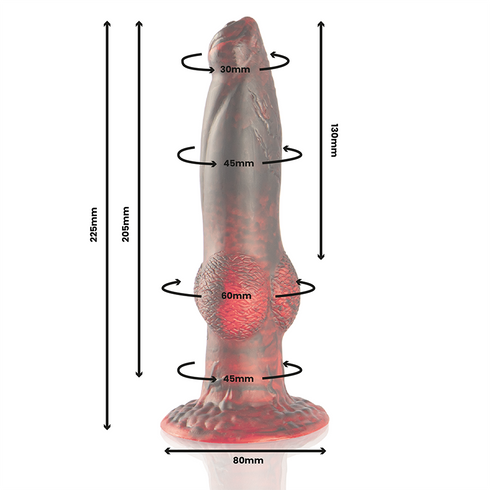 EPIC - PROMETHEUS DILDO TITAN IN FIAMME TELECOMANDO RICARICABILE