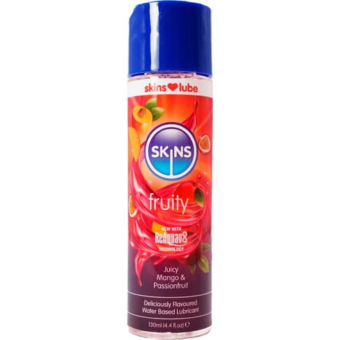 SKINS - LUBRIFICANTE FRUTTATO A BASE D'ACQUA MANGO E FRUTTO DELLA PASSIONE 130 ML