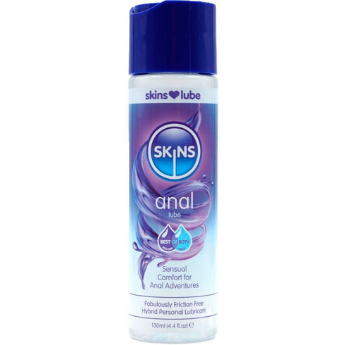 SKINS - LUBRIFICANTE ANALE IBRIDO A BASE DI ACQUA E SILICONE 130 ML