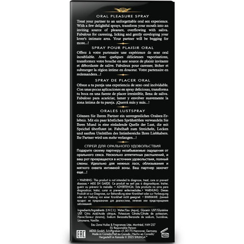 SHUNGA - WAVES SPRAY ORALE PER IL PIACERE SEDUCENTE ALL'ANGURIA 20 ML