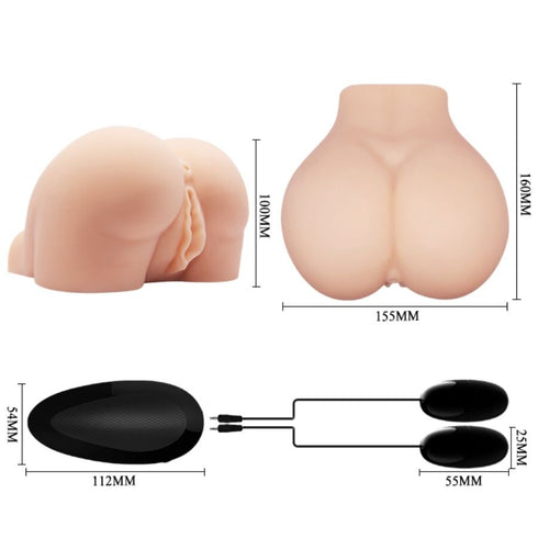 CRAZY BULL - VAGINA E ANO REALISTICI CON VIBRAZIONE POSIZIONE 8