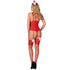LIVCO CORSETTI FASHION - LIMPID SNOWFLAKES LC 90604 BODY + CALZE + CERCHIETTO NATALIZIO S/M