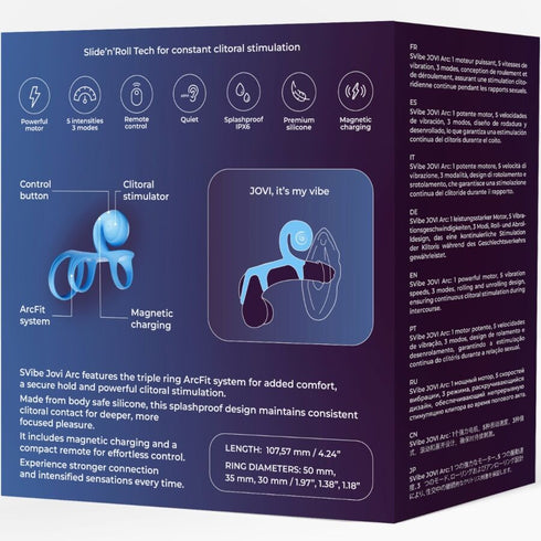 SNAIL VIBE - JOVI ARC COUPLE RING TELECOMANDO BLU