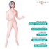 INTENSE DOLLS - NICOLE BAMBOLA GONFIABILE CON TRE ORIFIZI