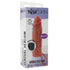 GET REAL - GUAINA VIBRANTE PER PENE IN SILICONE PER PELLE IDRATATA CARAMELLO 16 CM