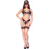 CHILIROSE - CR 4880 SET TRE PEZZI NERO E ROSSO M