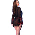 CHILIROSE - CR 4882 BABYDOLL E PERIZOMA NERO S