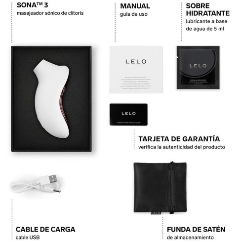 LELO - SONA 3 CREMA MASSAGGIATORE CLITORIDEO SONICO